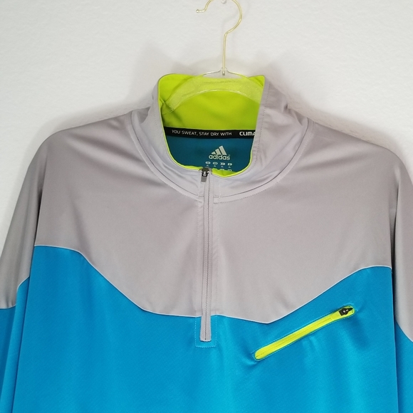 Adidas 3/4 zip pullover performance - Picture 4 of 9